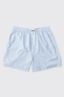 boohooMAN Lot De 3 Shorts De Détente Tissés À Carreaux Et Rayures<Homme Vêtements Confort