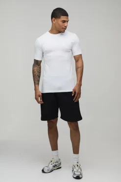 Lot de 2 T-Shirts Ajustés Basiques Muscle Fit