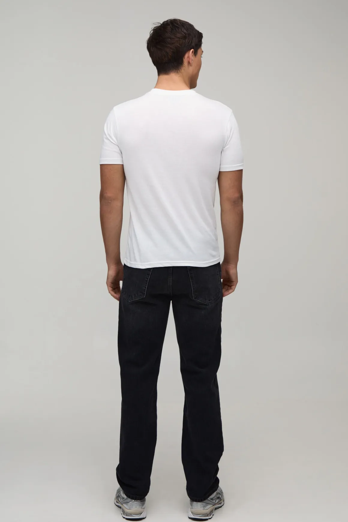 Lot De 2 T-shirts Ajustés Basiques À Col Rond Coupe Musclée