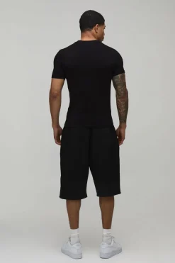 Lot De 2 T-shirts Ajustés Basiques Coupe Musclée