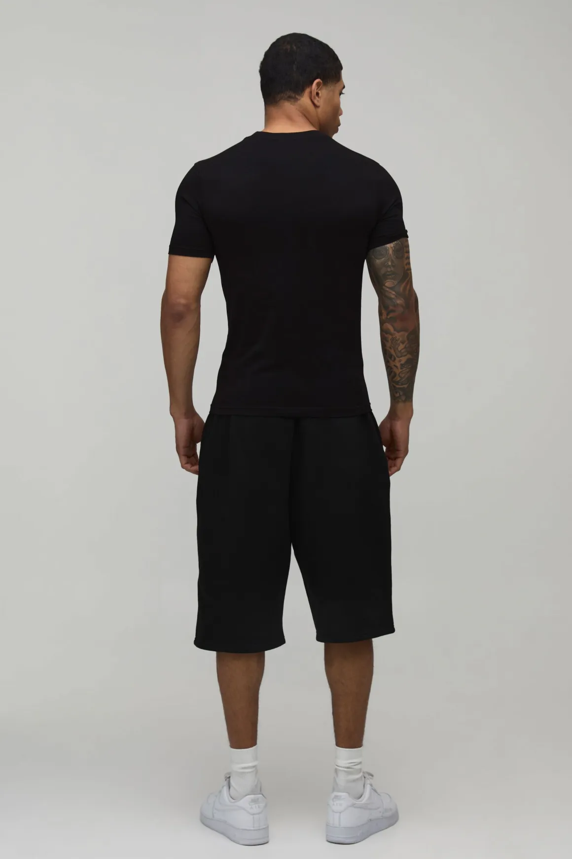 Lot De 2 T-shirts Ajustés Basiques Coupe Musclée