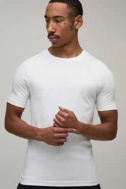 boohooMAN Lot De 2 T-shirts Ajustés Coupe Musclée Essentiels<Homme Tout Afficher|T-Shirts Grande Taille