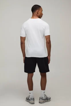boohooMAN Lot De 2 T-shirts Ajustés Coupe Musclée Essentiels<Homme Tout Afficher|T-Shirts Grande Taille