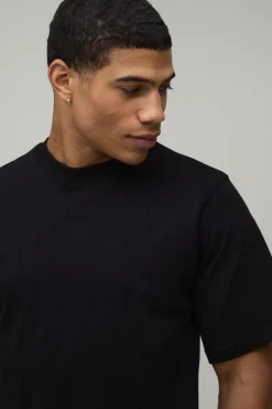 boohooMAN Lot de 2 T-Shirts Basiques Coupe Régulière<Homme T-Shirts|Essentiels