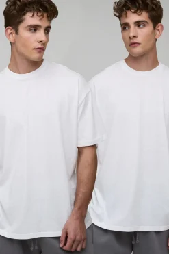 Lot de 2 T-Shirts Basiques Oversize Col Rond