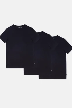 Lot de 3 T-Shirts Col Rond Marine