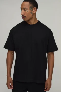 Lot De 2 T-shirts Col Rond Oversize En Coton Épais