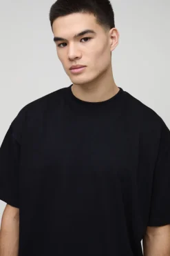 boohooMAN Lot De 2 T-shirts À Col Rond Oversize Essentiels<Homme T-Shirts|Essentiels