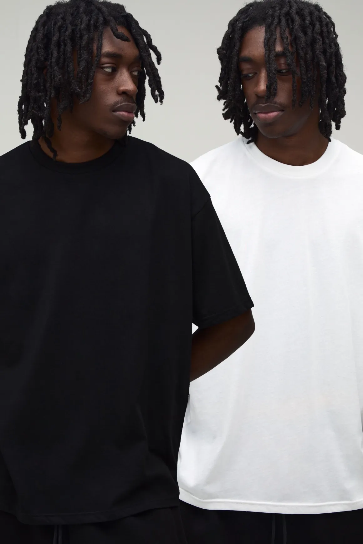 Lot De 2 T-shirts Essentiels Col Rond Oversize