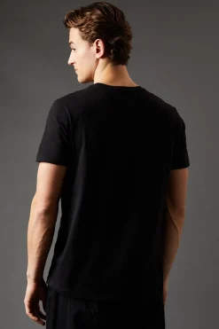 Lot de 3 T-Shirts Noirs Col Rond