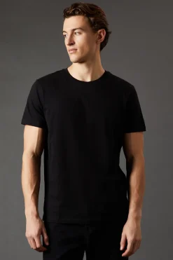 Lot de 3 T-Shirts Noirs Col Rond