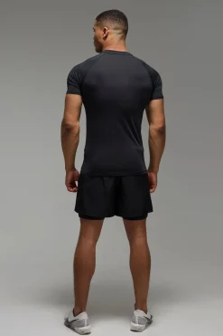 Lot de 2 T-shirts Performance Raglan Coupe Muscle Fit Homme Active