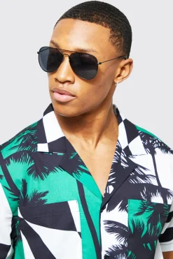 Lunettes d'aviateur en métal