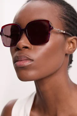 Lunettes De Soleil Arrondies Écaille De Tortue