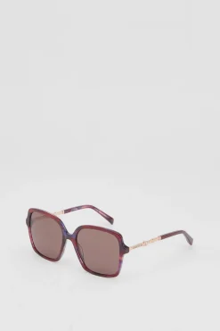 Lunettes De Soleil Arrondies Écaille De Tortue