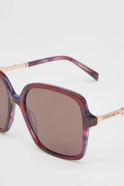 Lunettes De Soleil Arrondies Écaille De Tortue