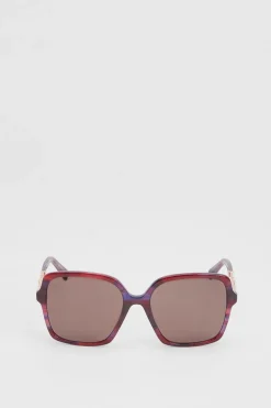 Lunettes De Soleil Arrondies Écaille De Tortue