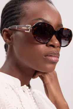 Lunettes De Soleil Arrondies Avec Détail Boucle