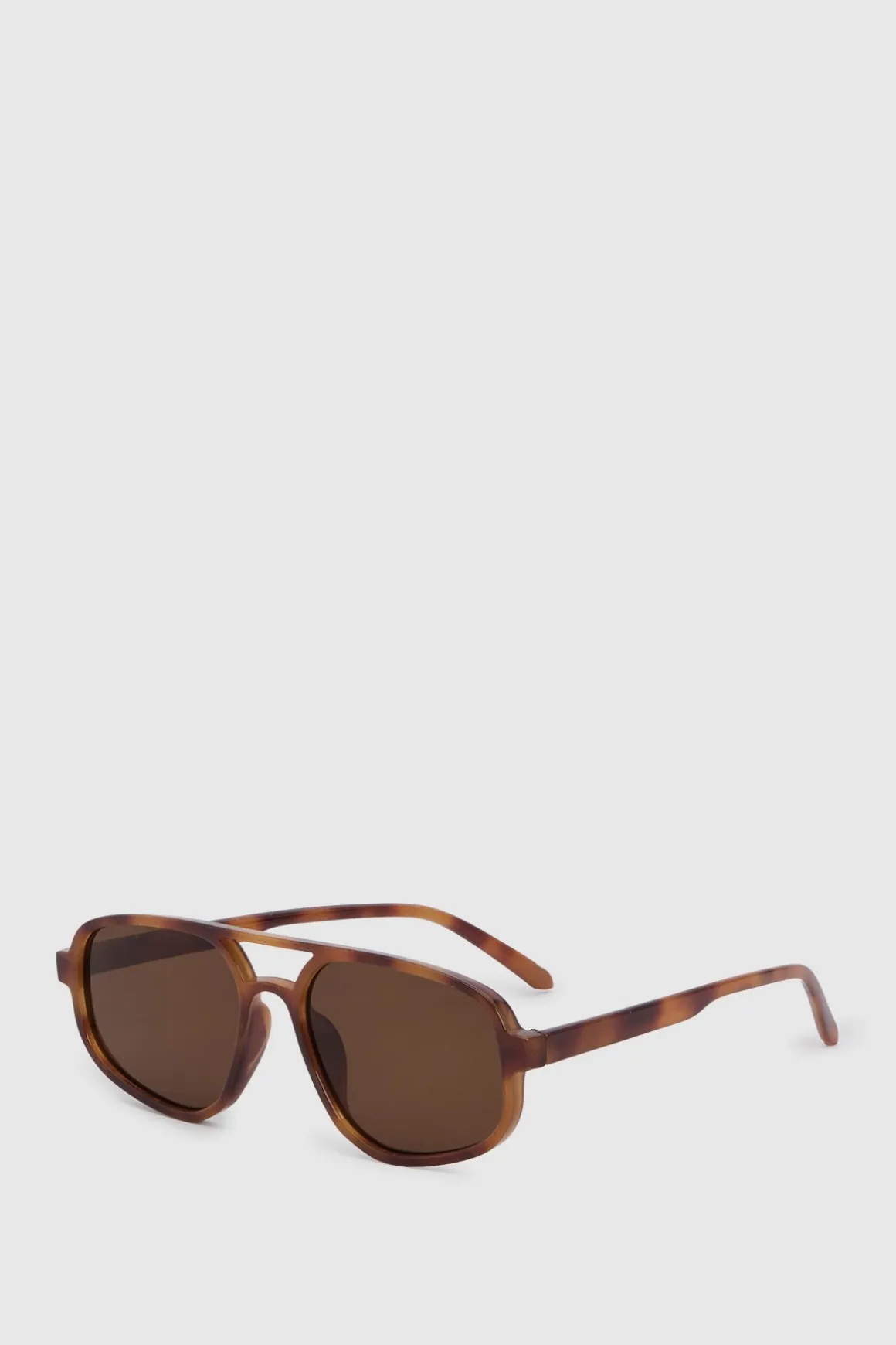 Lunettes De Soleil Aviateur Écaille De Tortue