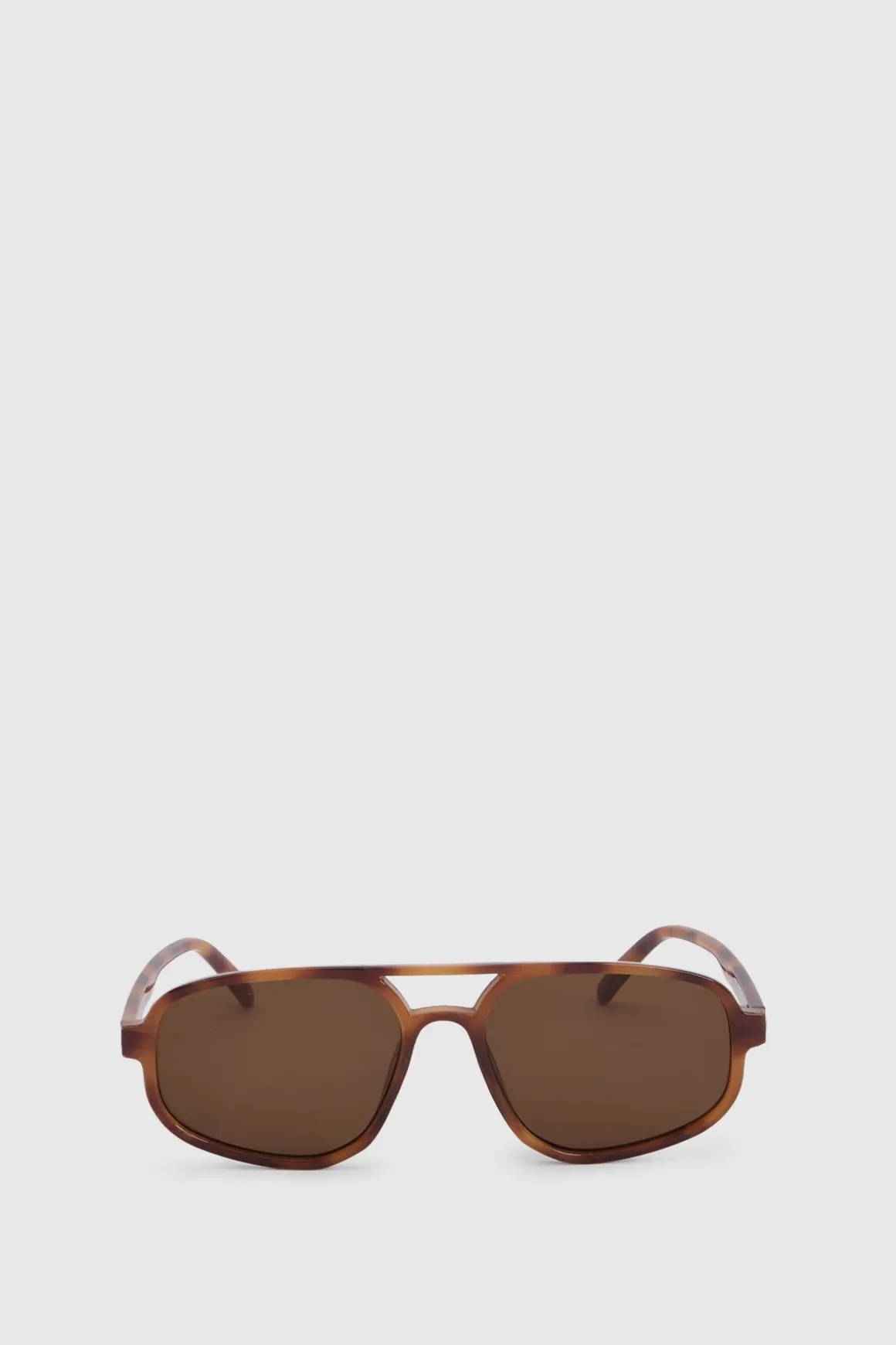 Lunettes De Soleil Aviateur Écaille De Tortue