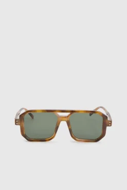 Lunettes De Soleil Aviateur Carrées Surdimensionnées