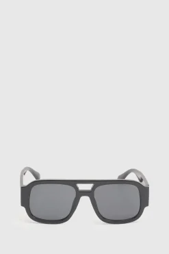 boohoo Lunettes De Soleil Aviateur À Monture Épaisse< Lunettes De Soleil
