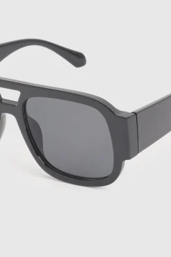 boohoo Lunettes De Soleil Aviateur À Monture Épaisse< Lunettes De Soleil