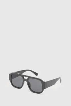 boohoo Lunettes De Soleil Aviateur À Monture Épaisse< Lunettes De Soleil