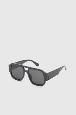 boohoo Lunettes De Soleil Aviateur À Monture Épaisse< Lunettes De Soleil