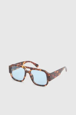 boohoo Lunettes De Soleil Aviateur À Monture Épaisse Et Verres Teintés< Lunettes De Soleil