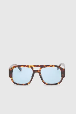 boohoo Lunettes De Soleil Aviateur À Monture Épaisse Et Verres Teintés< Lunettes De Soleil