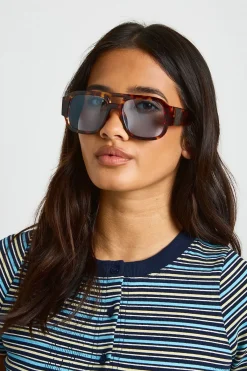 boohoo Lunettes De Soleil Aviateur À Monture Épaisse Et Verres Teintés< Lunettes De Soleil