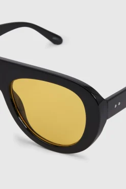 Lunettes De Soleil Aviateur Oversize À Effet Statement