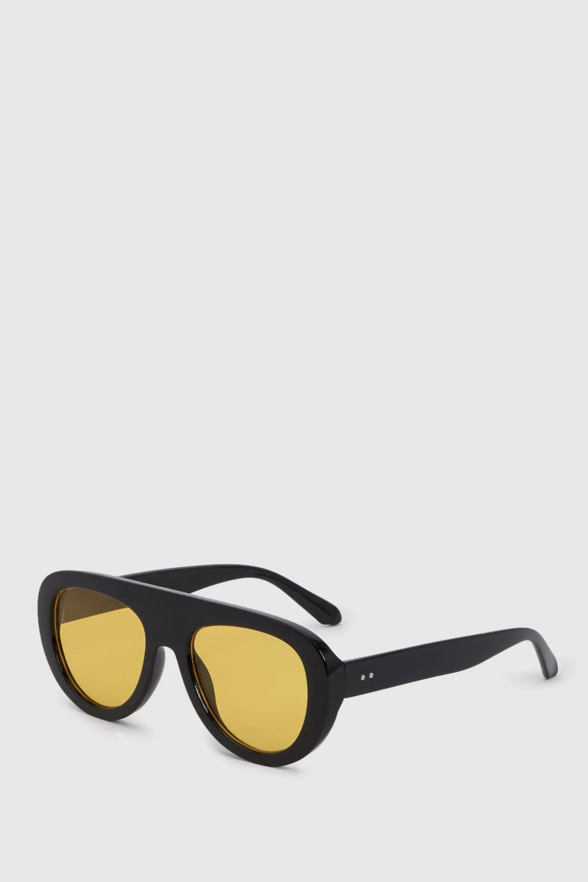 Lunettes De Soleil Aviateur Oversize À Effet Statement