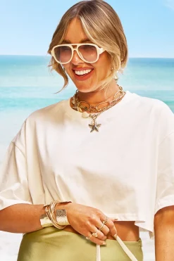 Lunettes de soleil aviateur rétro