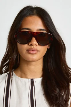 Lunettes De Soleil Aviateur Surdimensionnées