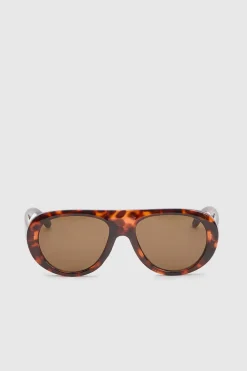 Lunettes De Soleil Aviateur Surdimensionnées
