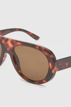 Lunettes De Soleil Aviateur Surdimensionnées