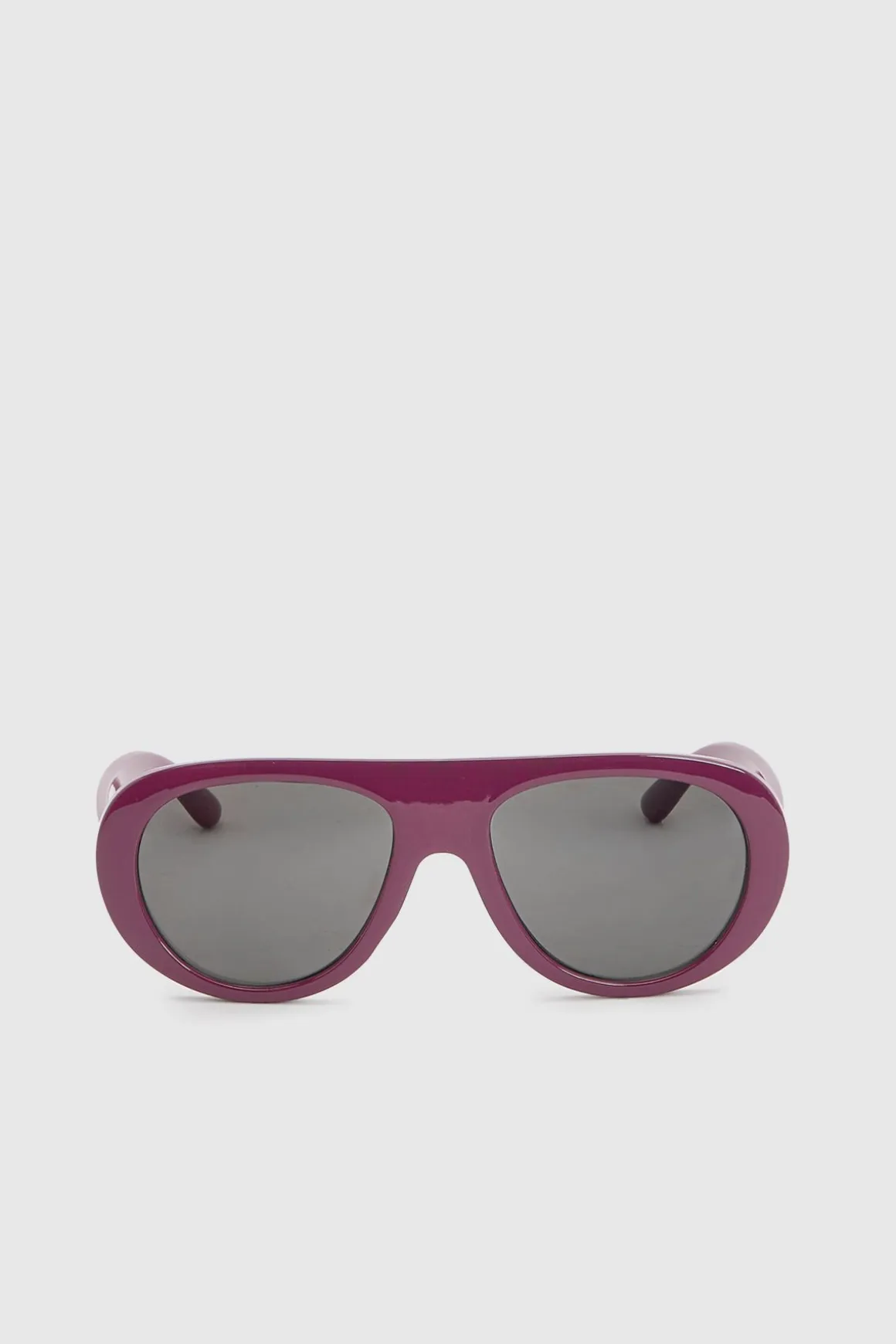 Lunettes De Soleil Aviateur Surdimensionnées Prune