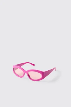 Lunettes De Soleil Enveloppantes Roses