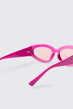 Lunettes De Soleil Enveloppantes Roses