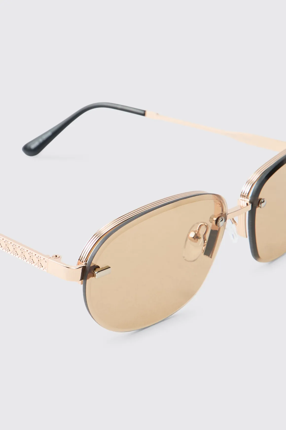 Lunettes De Soleil Ovales Teintées