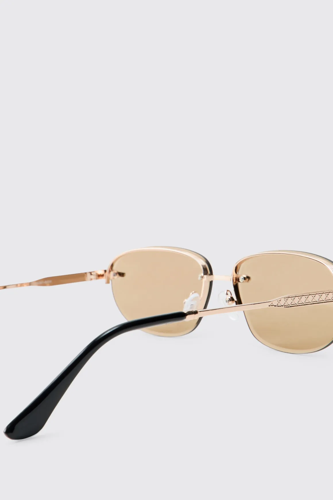 Lunettes De Soleil Ovales Teintées