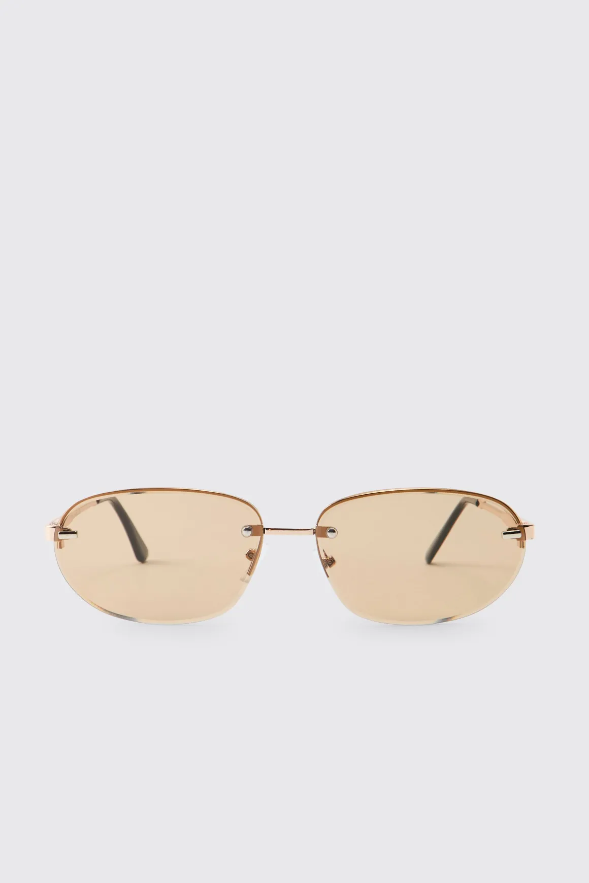 Lunettes De Soleil Ovales Teintées