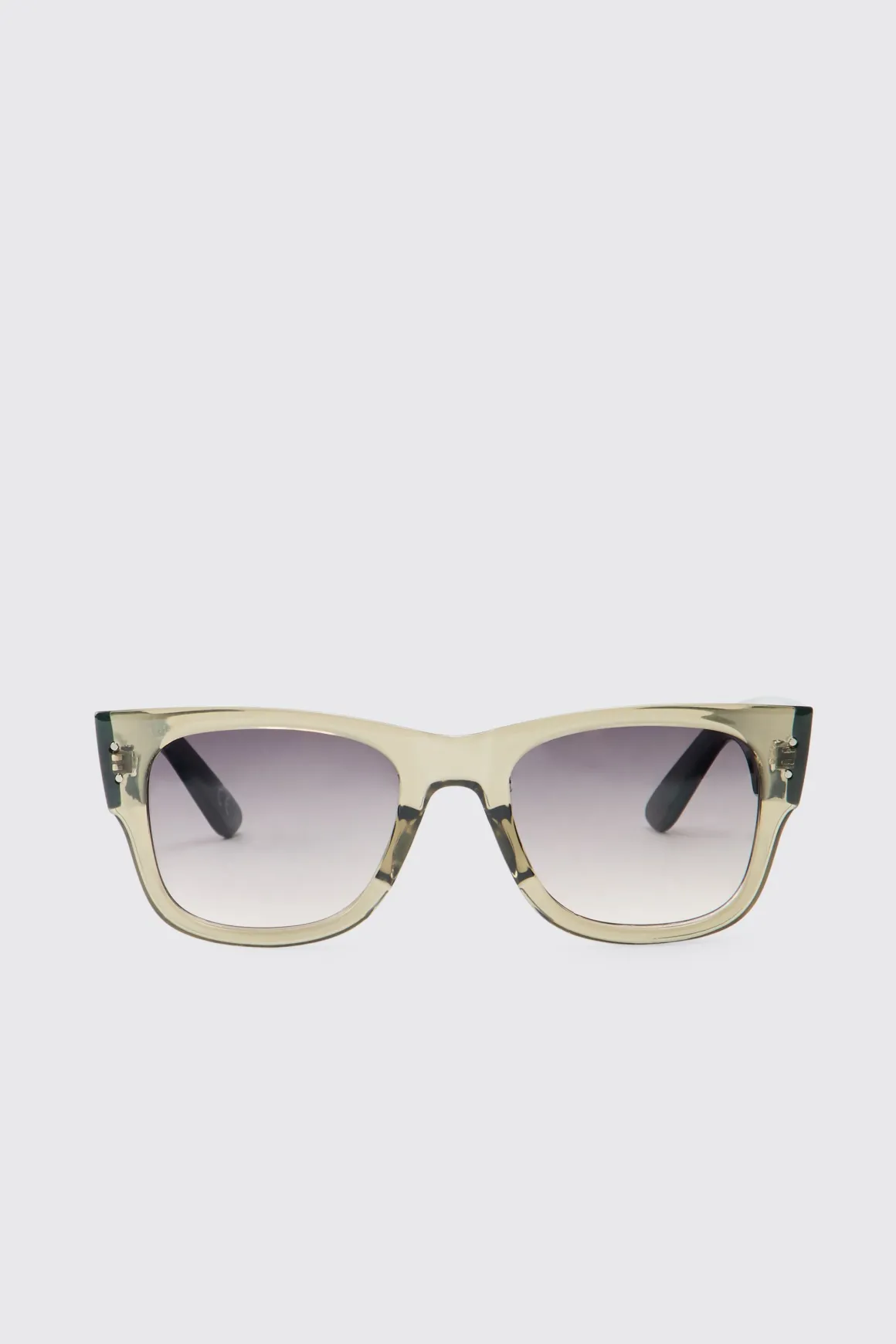 Lunettes De Soleil Rectangulaires En Plastique