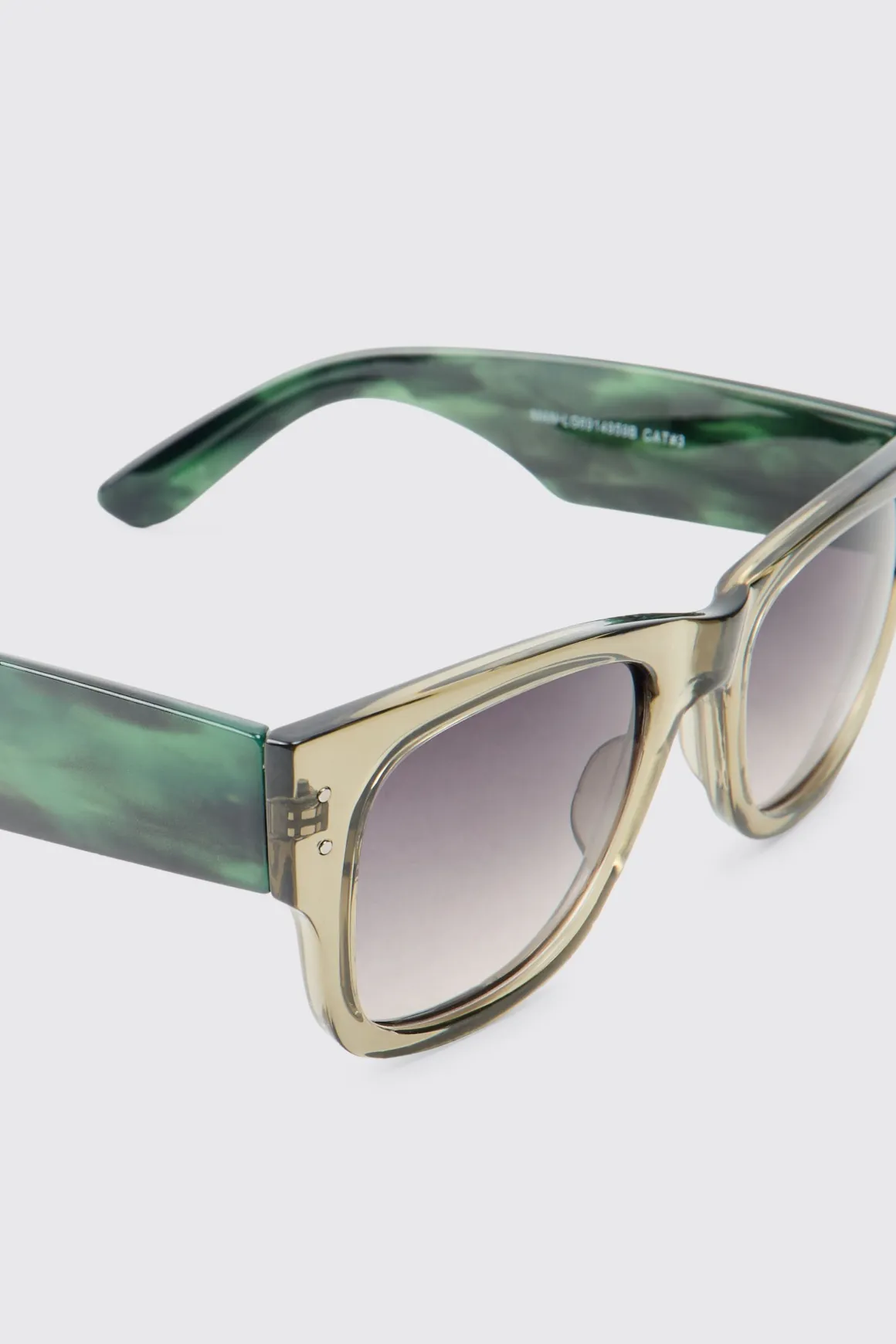 Lunettes De Soleil Rectangulaires En Plastique