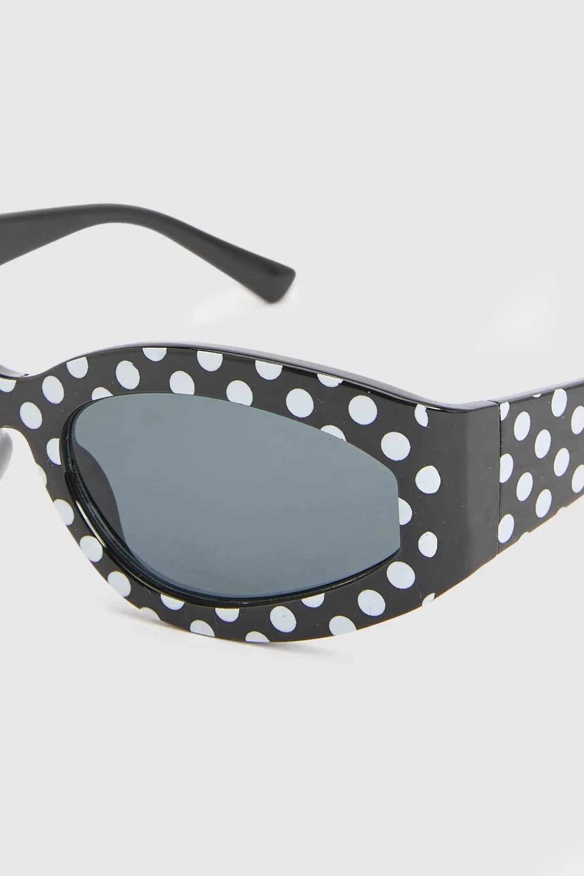 Lunettes De Soleil Rétro À Pois