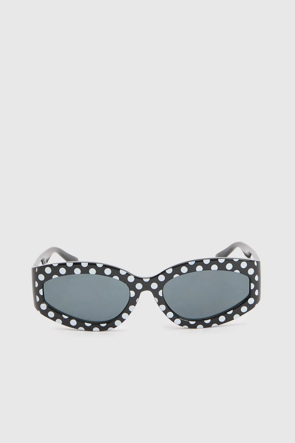 Lunettes De Soleil Rétro À Pois