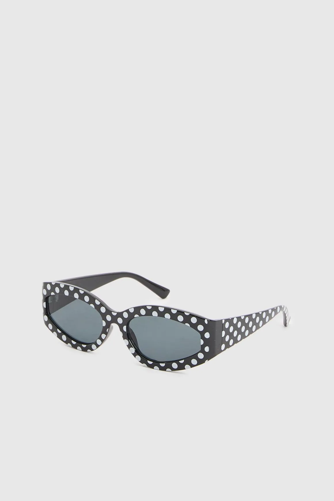 Lunettes De Soleil Rétro À Pois