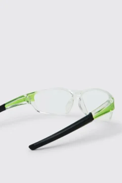 Lunettes De Soleil Sport Transparentes En Plastique